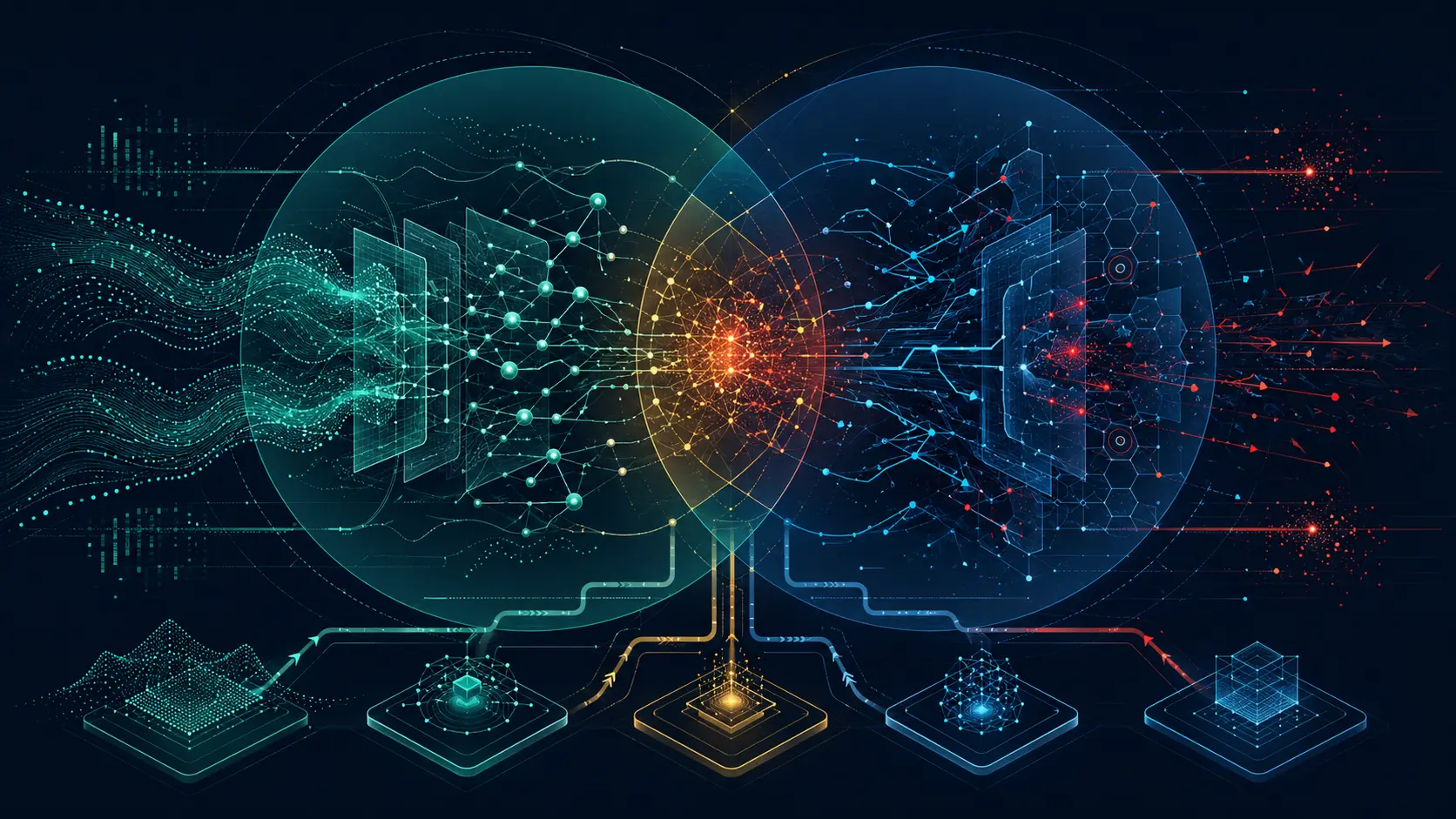 Editorial illustration for AI Risk vs Security Risk Matrix Cheat Sheet