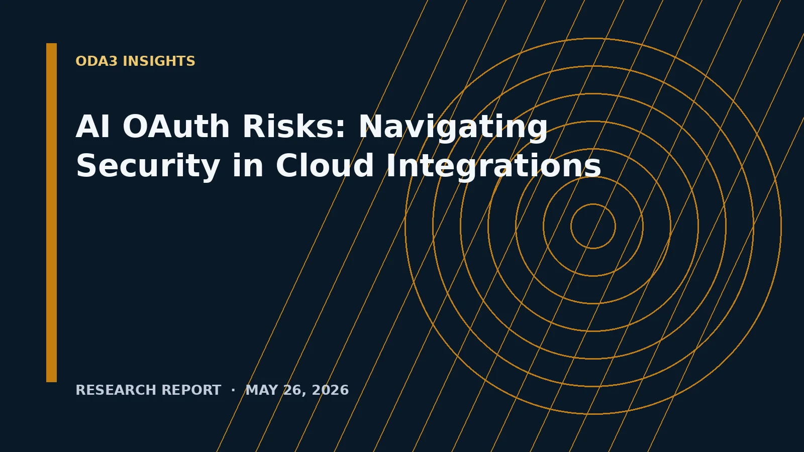 Editorial header for AI OAuth Risks: Navigating Security in Cloud Integrations