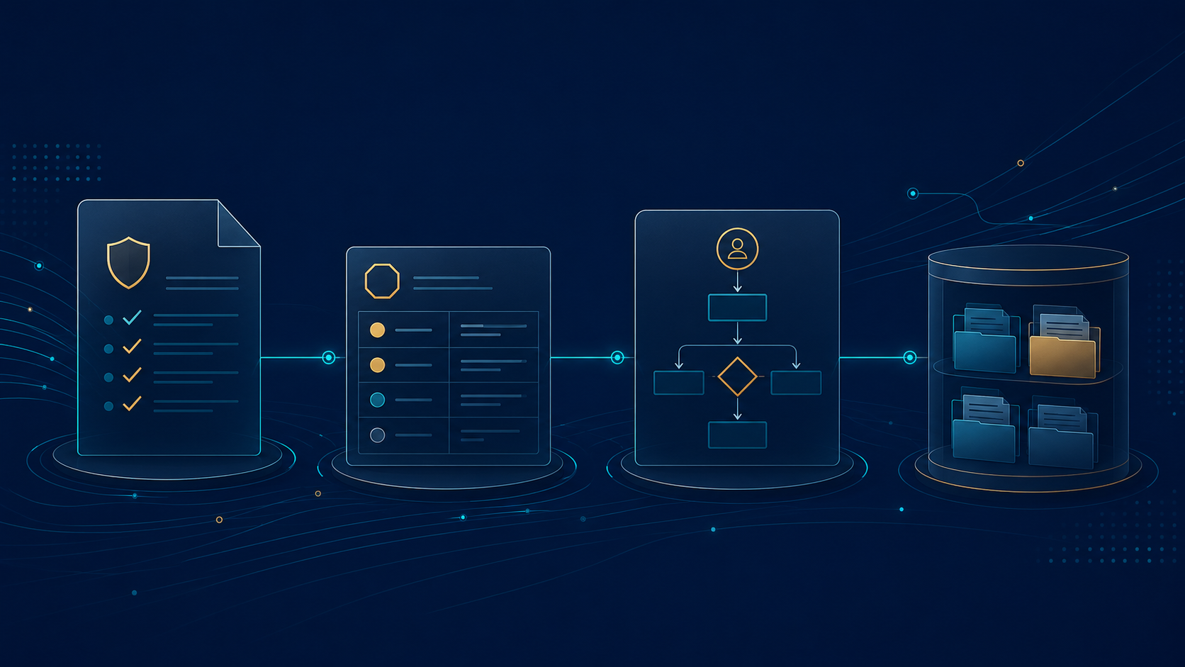 Governance, incident classification, response and evidence archive connected in an operational workflow