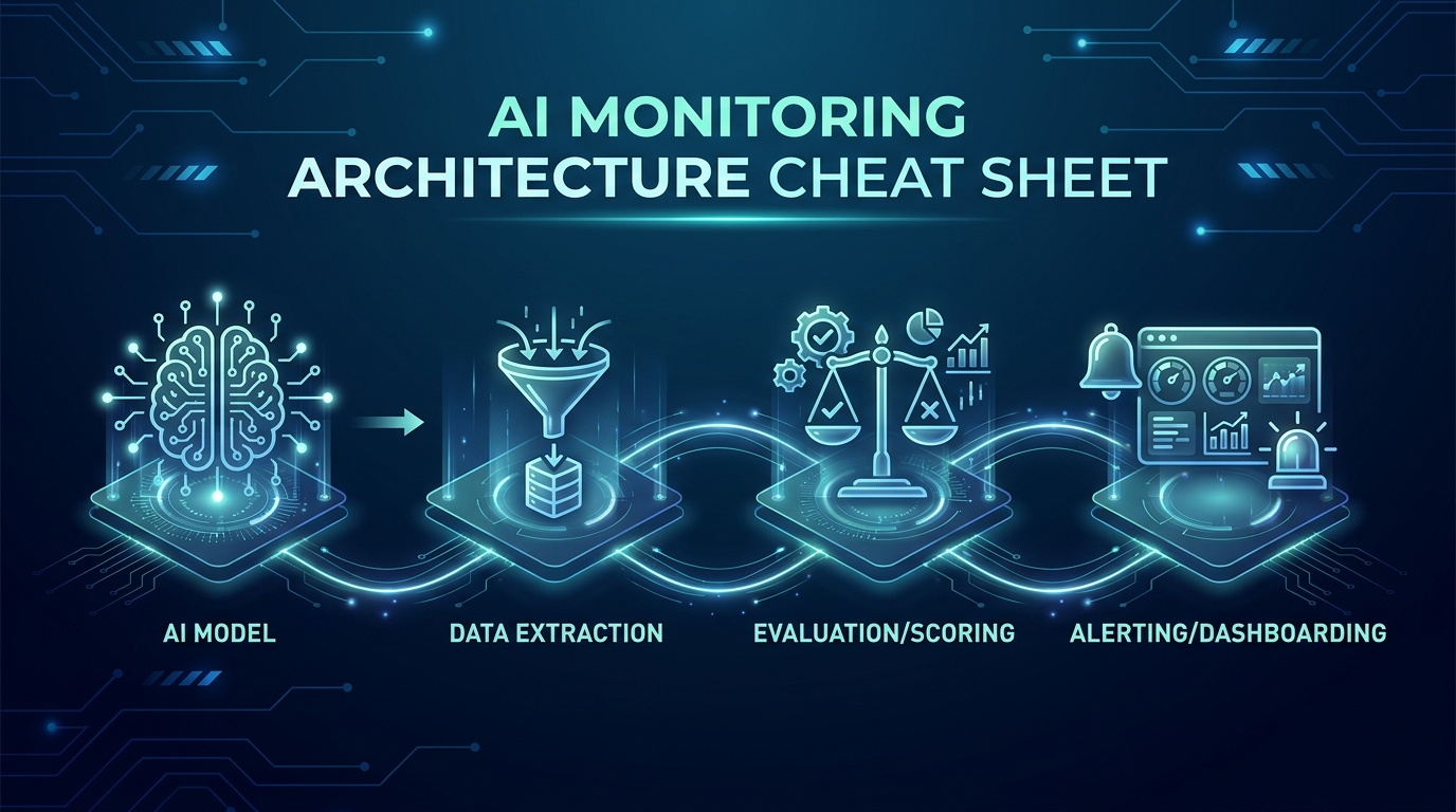 AI Monitoring Architecture Cheat Sheet
