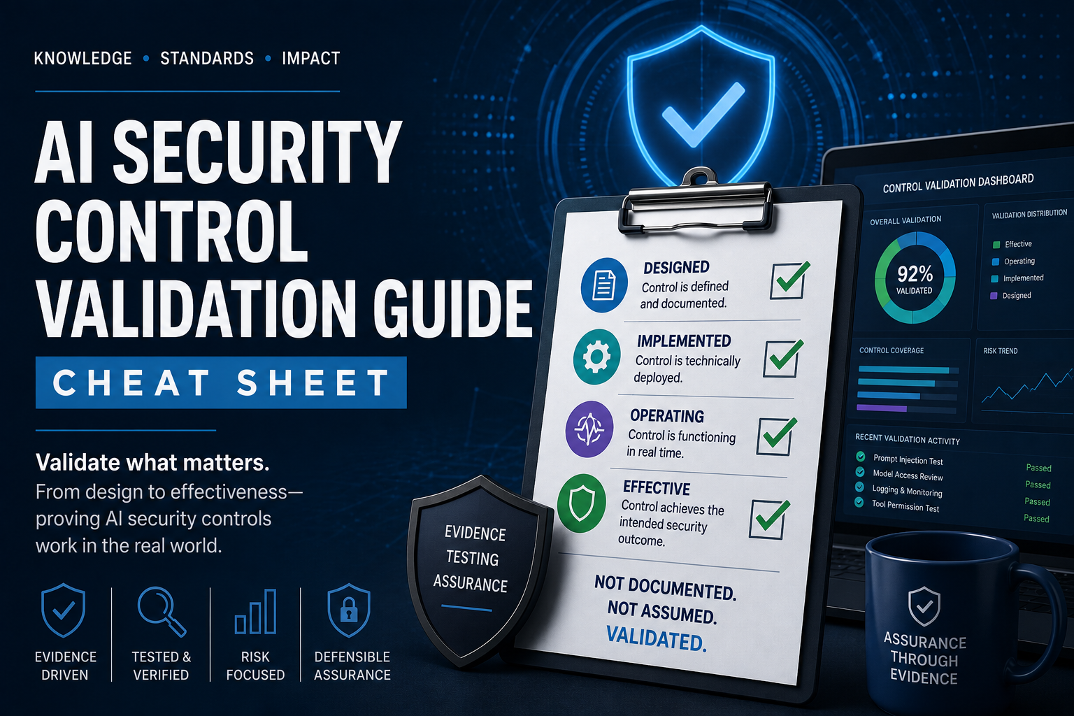 AI security control validation cheat sheet